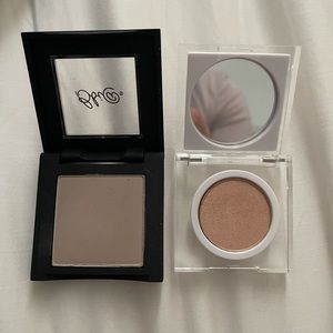 Eyeshadow and highlight make up